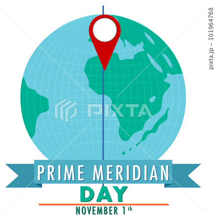 Prime Meridian Day Logo Concept 101964768