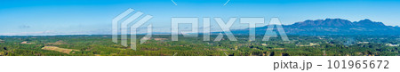 荻岳展望所（西側）からの草紅葉　パノラマ　【熊本県阿蘇市】 101965672