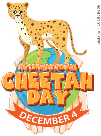 International cheetah day poster or banner design International cheetah day poster or banner design 101966506