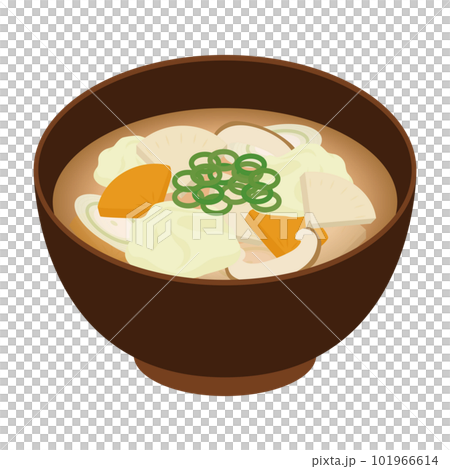 だご汁のイラスト 101966614