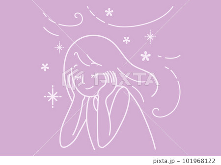 癒し　女性 101968122