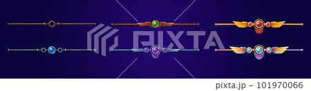 Fantasy game rank ui border badge icon for avatar 101970066