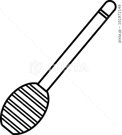 vector illustration wooden spoon for honey, ladle for honey, spoon spindle, honey dipper, doodle and sketch vector illustration wooden spoon for honey, ladle for honey, spoon spindle, honey dipper, doodle and sketch 101972149