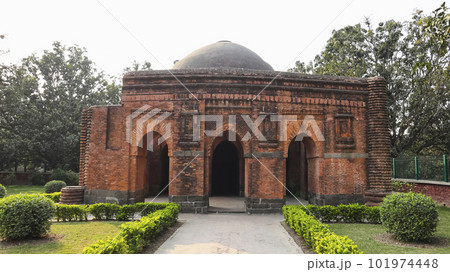 Rear View of Chankati Mosque, Gour, Malda, West Bengal, India. Rear View of Chankati Mosque, Gour, Malda, West Bengal, India. 101974448