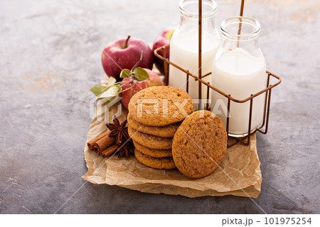 Apple cinnamon snickerdoodle cookies Apple cinnamon snickerdoodle cookies 101975254