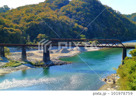 北恵那鉄道　木曽川橋梁　 101978759