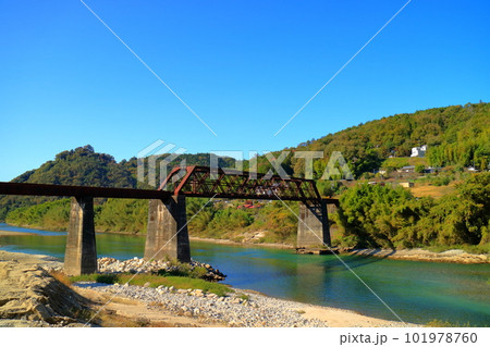 北恵那鉄道　木曽川橋梁　 101978760
