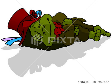 Green Waterman Sleeping on the Ground Green Waterman Sleeping on the Ground 101980582