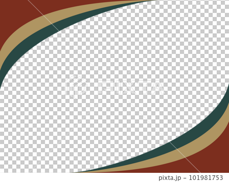フラットな3色の曲線オブジェクトが重なった背景のイラスト(赤・カーキ・青) フラットな3色の曲線オブジェクトが重なった背景のイラスト(赤・カーキ・青) 101981753