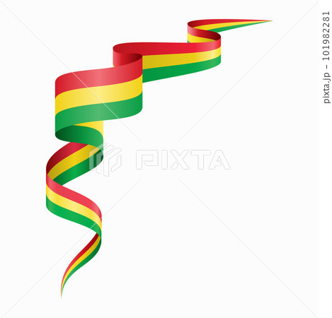 Bolivian flag wavy abstract background. Vector illustration. Bolivian flag wavy abstract background. Vector illustration. 101982281