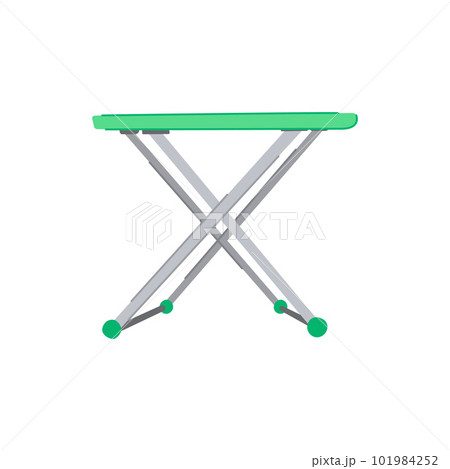 foldable folding table cartoon vector illustration 101984252