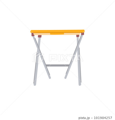 empty folding table cartoon vector illustration 101984257