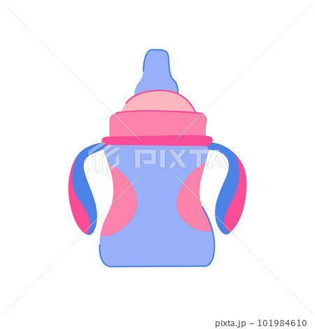 baby sippy cup cartoon vector illustration baby sippy cup cartoon vector illustration 101984610