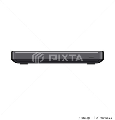 technology dvd drive cartoon vector illustration 101984833