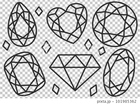 jewel coloring page 101985362