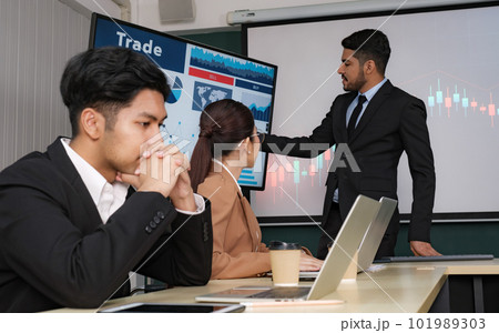 Business people working and meeting in the office. 101989303