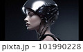 Beautiful stylish woman in a futuristic environment - made with generative AI tools 101990228