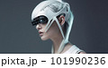 Beautiful stylish woman in a futuristic environment - made with generative AI tools 101990236