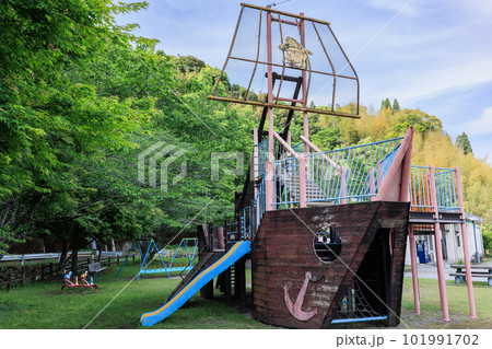 海賊公園（鹿児島県薩摩川内市入来町浦之名）　遊具 101991702