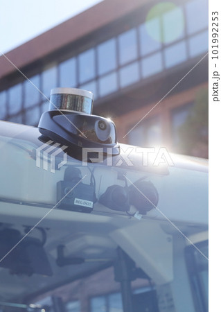 自動運転試験バスのカメラ 自動運転試験バスのカメラ 101992253
