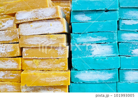 Stack of Turkish soaps for sale 101993005