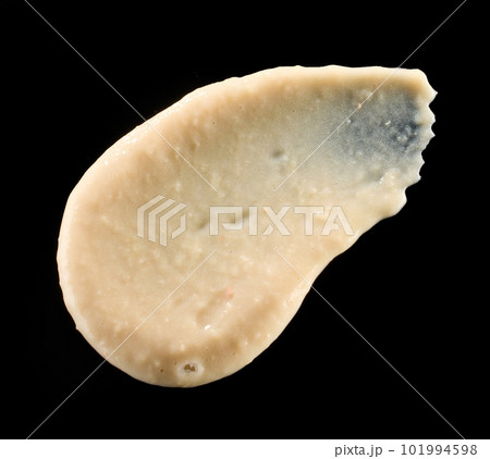 hummus on black background hummus on black background 101994598