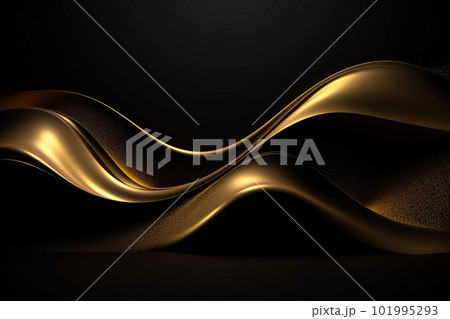 3D abstract wallpaper. Three-dimensional dark golden and black background. Black and gold background. golden wallpaper 3D abstract wallpaper. Three-dimensional dark golden and black background. Black and gold background. golden wallpaper 101995293