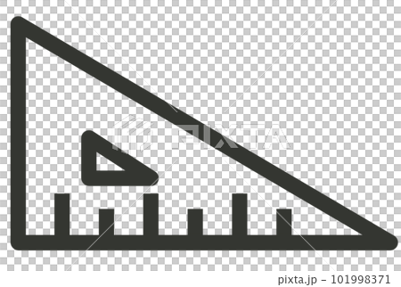 三角尺圖標 101998371