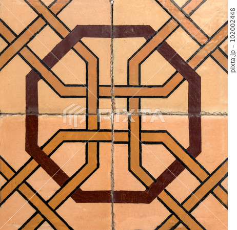 Traditional Portuguese glazed tiles 102002448