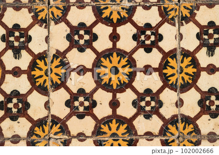 Traditional Portuguese glazed tiles Traditional Portuguese glazed tiles 102002666