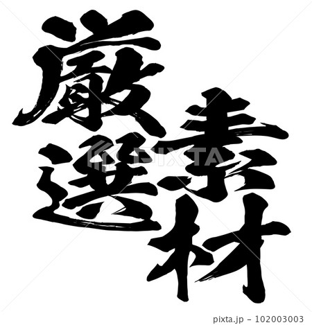 厳選素材の文字 102003003