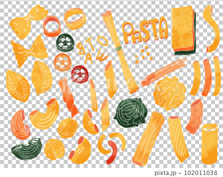pasta type illustration 102011038