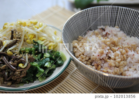 Korean traditional healthy food and wellness meal 102013856