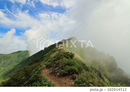 夏の谷川岳の風景 102014512