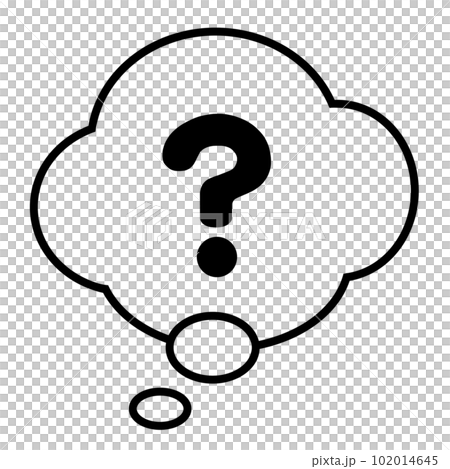 帶問號的對話泡泡 帶問號的對話泡泡 102014645