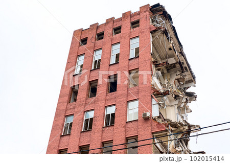 empty area after demolishing of old building empty area after demolishing of old building 102015414