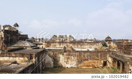 View of Ruined Fort Palace of Rohtas Fort, Bihar.. 102019482