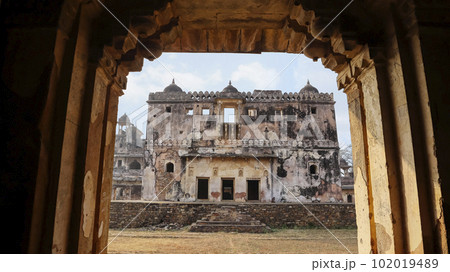 View of Ruined Fort Palace of Rohtas Fort, Bihar 102019489