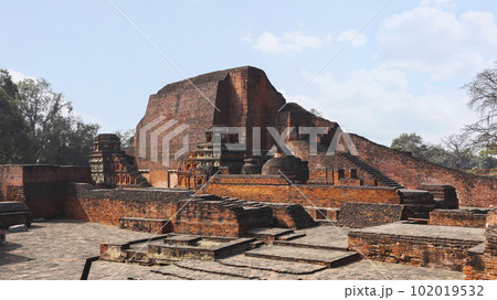 Main Holy Structure of Nalanda University, Rajgir, Nalanda, Bihar 102019532
