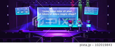 Quiz game show with question option, tv contest Quiz game show with question option, tv contest 102019843