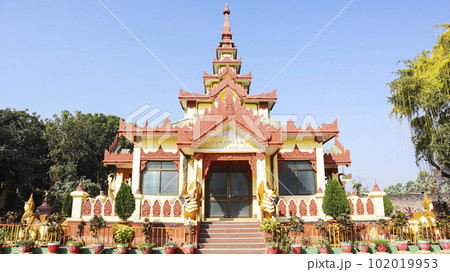View of Meditation Vihar of Dungeshwari, Gaya, Bihar.. View of Meditation Vihar of Dungeshwari, Gaya, Bihar.. 102019953