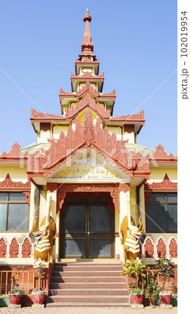 View of Meditation Vihar of Dungeshwari, Gaya, Bihar 102019954