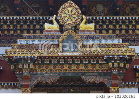 Beautiful Royal Bhutan Monastery, Bodh Gaya, Bihar.. Beautiful Royal Bhutan Monastery, Bodh Gaya, Bihar.. 102020163