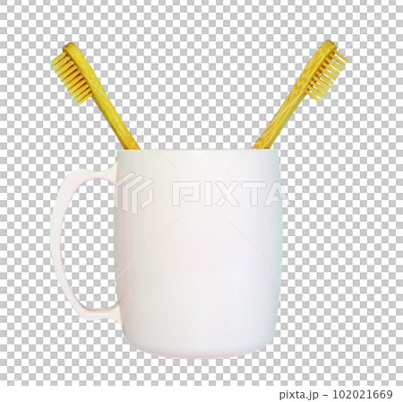 a wooden-handled toothbrush a wooden-handled toothbrush 102021669