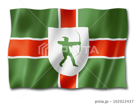 Nottinghamshire County flag, UK 102022437