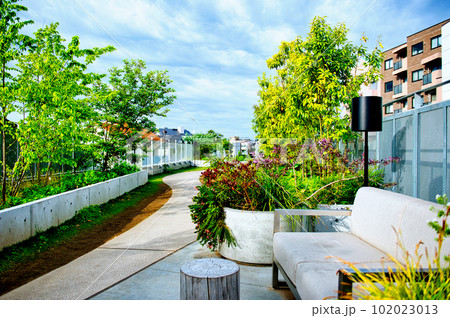 下北沢から世田谷代田駅間の新規開発エリア、下北沢駅南西口の風景 下北沢から世田谷代田駅間の新規開発エリア、下北沢駅南西口の風景 102023013