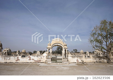 Sethani Ka Johara, is a reservoir made by the widow of Bhagwan Das Bagla in the year 1899, located in Churu, Shekhawati, Rajasthan, India Sethani Ka Johara, is a reservoir made by the widow of Bhagwan Das Bagla in the year 1899, located in Churu, Shekhawati, Rajasthan, India 102023506