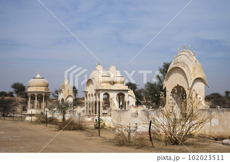 Sethani Ka Johara, is a reservoir made by the widow of Bhagwan Das Bagla in the year 1899, located in Churu, Shekhawati, Rajasthan, India 102023511