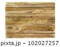 Watercolor Wood Board Horizontal Shabby Texture. Wooden Color Vintage Watercolor Background. Closeup. Copy Space. 102027257