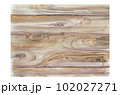 Watercolor Wood Board Horizontal Shabby Texture. Wooden Color Vintage Watercolor Background. Closeup. Copy Space. 102027271